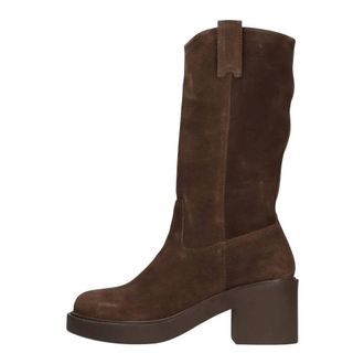 Emanuelle Vee Dames, Schoenen, Bruin, Maat: 36 EU Leer