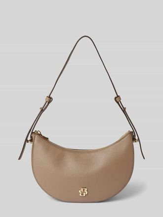 HUGO BOSS Henkeltasche aus echtem Rindsleder in Taupe, Gr&ouml;&szlig;e 1