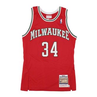 Mitchell & Ness Sportswear, male, Red, Size: XL Giannis Antetokounmpo NBA Home Jersey 2014