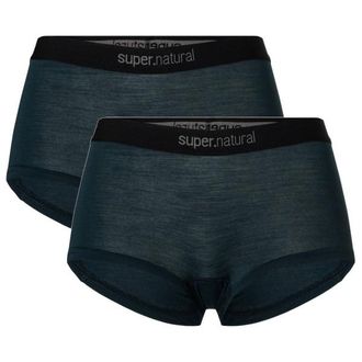 super.natural Tundra 175 Hipster 2 Pack Unterhose f&uuml;r Damen | blau