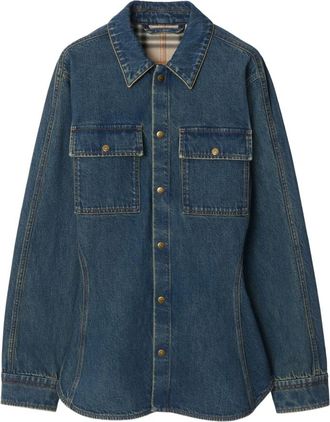 Burberry Press-stud Denim Shirt