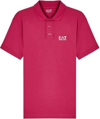 Emporio Armani Polo Shirt - Heren - Polos - Roze - XL - Katoen - Tops