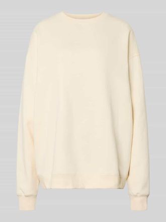 Oh April Oversized Sweatshirt mit Logo-Stitching Modell Pancake in Offwhite, Gr&ouml;&szlig;e XL