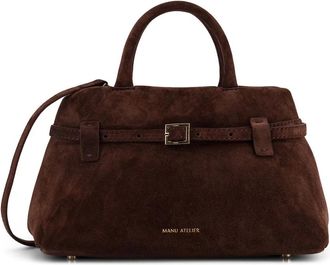 Manu Atelier Le Cambon 25 - Dames - Handtassen - Bruin - ONE Size - Leer - Tassen