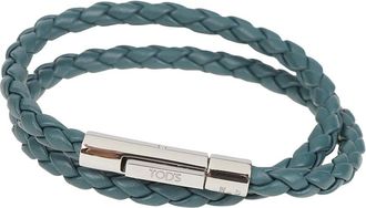 Tod's My Colors Armband - Heren - Armbanden - Blauw - ONE Size - Leer - Accessoires