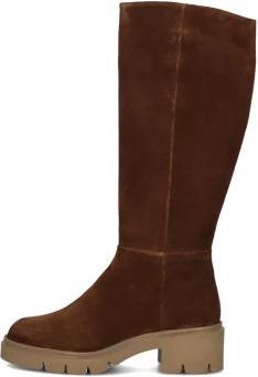 Softwaves Bruine Su&egrave;de Laarzen voor Herfst/Winter - Dames - Laarzen met Hak - Bruin - 38 EU - Su&egrave;de - Schoenen