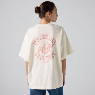 Levi's Graphic Short Stack Tee - Womens - XL - White
