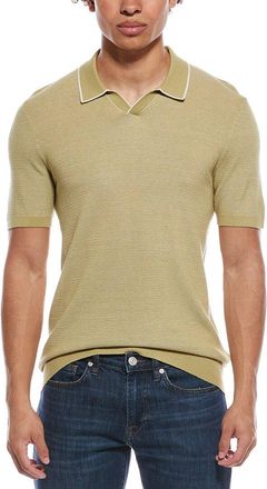 Raffi Silk-Blend Johnny Collar Shirt