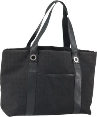 Bulgari Pre-owned Tote Bag - Dames - Vintage Shopper - Zwart - ONE Size - Vintage