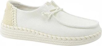 Hey Dude Wendy Espadrille - Dames - Veterschoenen - Wit - 41 EU - Schoenen
