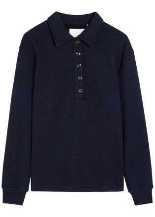 Citizens Of Humanity Citizens OF Humanity Vintage Jersey Polo Sweatshirt - Navy - S (UK8-10 / S)