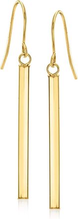 Ross-Simons 14kt Yellow Gold Linear Drop Earrings