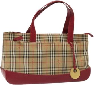 Burberry Pre-owned Handbags, female, Multicolor, Size: ONE SIZE Pre-owned Vintage Canvas Handbag