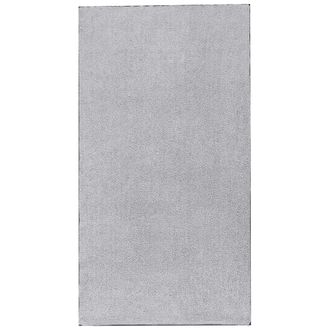 Beliani Beliani - Alfombra De Pelo Largo Gris Claro 80 X 150 Cm Rectangular Moderna Demre