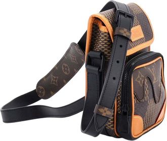 Louis Vuitton Brown Giant Damier & Monogram Canvas Nigo Amazone Limited Edition (Authentic Pre-Loved)