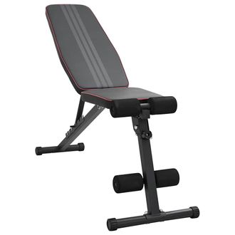 vidaXL Panca Per Pesi Nero 131 X 41 X 110 Cm Vidaxl