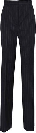 Max Mara Mstimpresa trousers in pinstripe wool