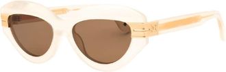 Palm Angels Ladies Black Cat Eye Sunglasses PERI10FMIRACLE 6164
