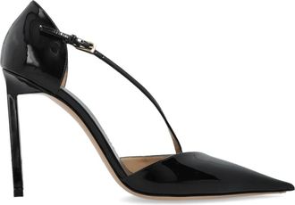 Tom Ford Asymmetrische Pump van Lakleer - Dames - Pumps - Zwart - 40 EU - Leer - Schoenen