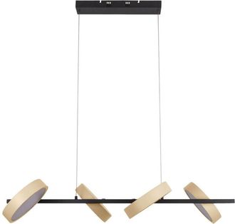 Näve Naeve TESSA Lámpara de techo colgante LED regulable con sensor táctil, color beige, 2700-6000 K