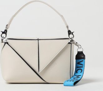 Vic Matié Borsa Vic Matiè in pelle con intagli origami