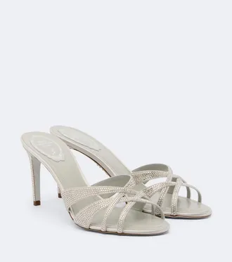 Rene Caovilla Mules Margot adornados