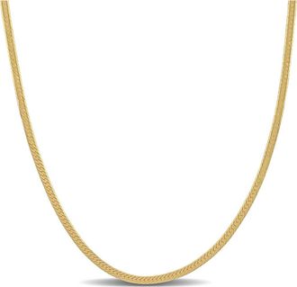 Delmar Herringbone Chain Necklace, 2mm in Gold at Nordstrom Rack