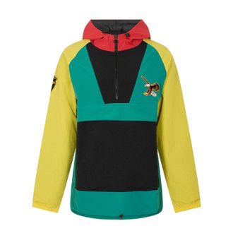 Diadora Mcnairy-anorak voor heren met kleurblokken (Schaduw)