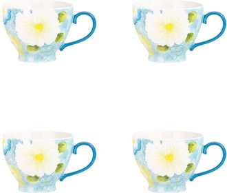 10 Strawberry Street Set Of 4 Petaluxe Mugs