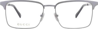 Gucci Demo Rectangular Mens Eyeglasses GG2136O 005 58
