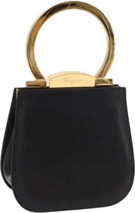 Ferragamo Pre-owned Mini Bags, female, Black, Size: ONE SIZE Pre-owned Mini Bag