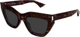 Saint Laurent SL 759 Zonnebril - unisex - Zonnebrillen - Bruin - 53 MM - Accessoires