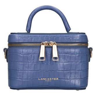 Lancaster Dames, Tassen, Blauw, Maat: ONE Size Leer