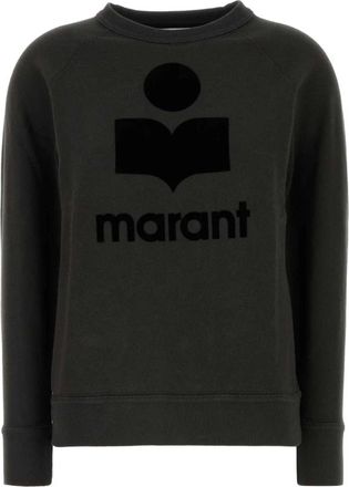 Isabel Marant Millyny Sweatshirt - Dames - Sweatshirts - Zwart - M - Katoen - Hoodies & sweatvesten