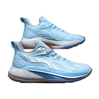 Generic Unisex Indoor Outdoor Training Sneakers - Professional Anti-Slip Basketball Shoes - Stylish Comfortable Commute Shoes (Blue,7.5)