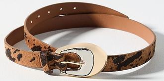 8 Other Reasons Skinny Animal Print Belt