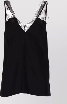 Stella McCartney reversible satin lace trim camisole