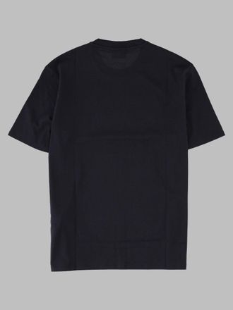 Emporio Armani Logo-Print Pima Cotton T-Shirt - Black