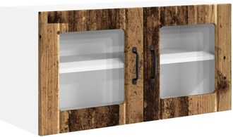 vidaXL Mueble De Cocina Con Estante Madera Vieja 80 X 31 X 40 Cm Vidaxl