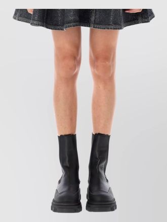 Ganni denim mini dress