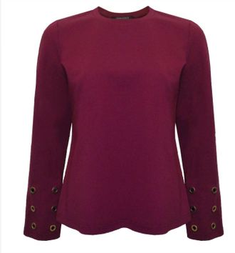 Insight Womens Bordeaux Blouse In Burgundy