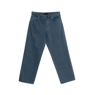 Stone Island Loose-fit Jeans, male, Blue, Size: W33 Wide Jeans