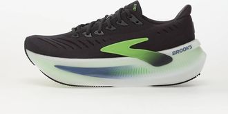 Brooks Mens Glycerin Max 2 Shoes In Phantom / White / Gecko Green