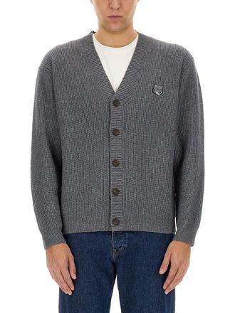 Maison Kitsuné Ribbed Cardigan