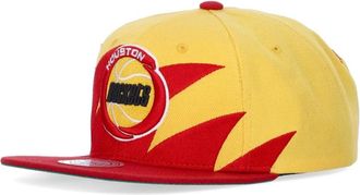 Mitchell & Ness Caps, male, Yellow, Size: ONE SIZE Houston Rockets NBA Cap Snapback