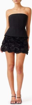 Elliatt Selena Strapless Minidress in Black at Nordstrom Rack, Size Medium