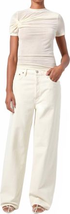 A Gold E Low Slung Baggy Jean In Solar