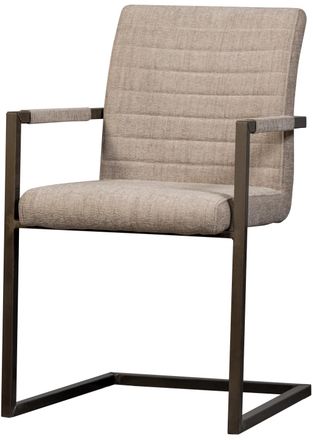 De Eekhoorn Design Freischwinger Stuhl Basso, Sand Melange