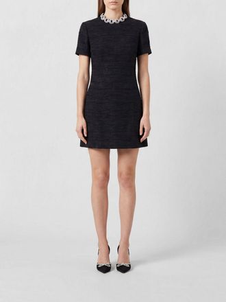 Valentino Garavani Mini abito A-line in tweed con applicazione di strass