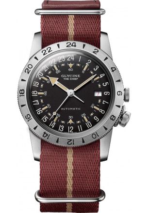 Glycine Womens GL0474 Airman Vintage Watch - Silver - One Size